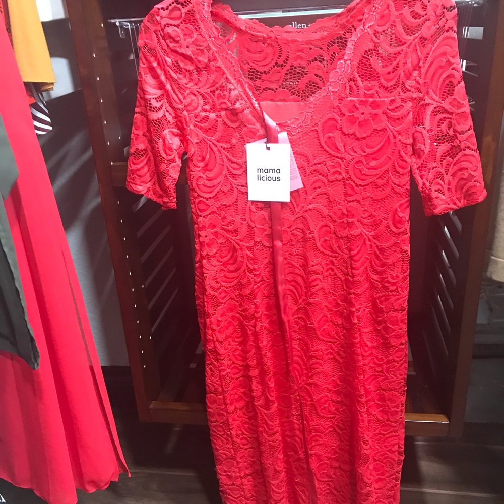 Beautiful Red Lace Dress